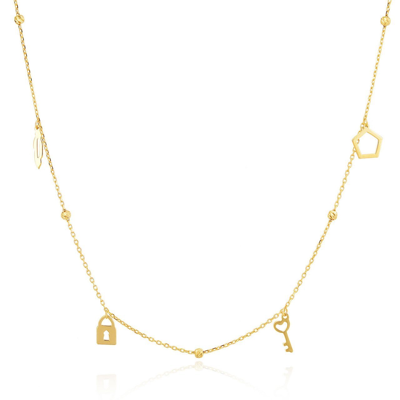 Hafif Model Gümüş Kolye