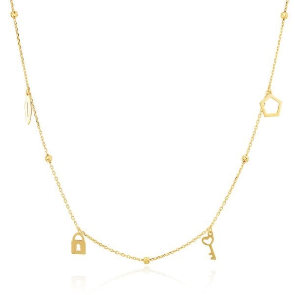 Hafif Model Gümüş Kolye