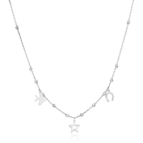 Hafif Model Gümüş Kolye