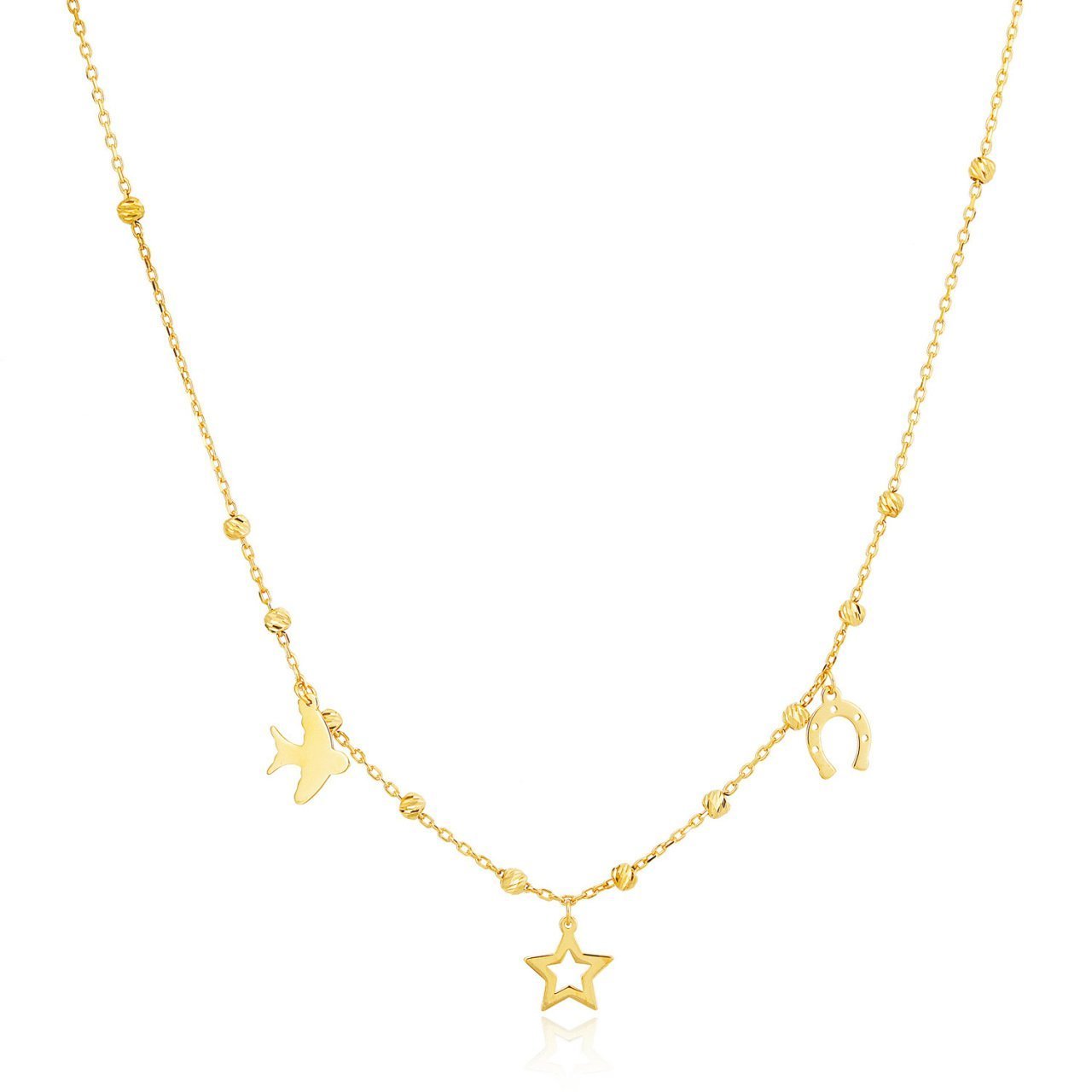 Hafif Model Gümüş Kolye