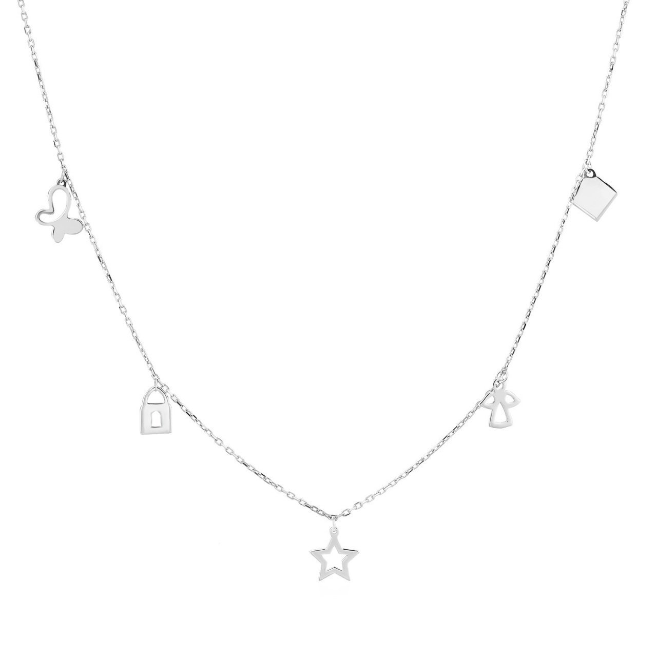 Hafif Model Gümüş Kolye