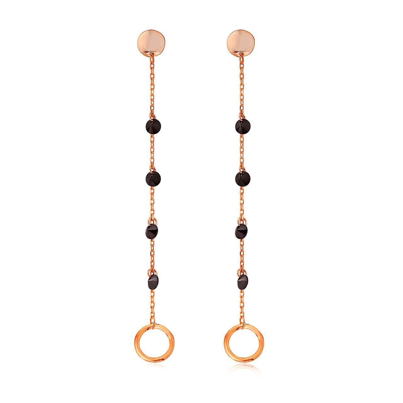 Halka Detaylı Gümüş Küpe