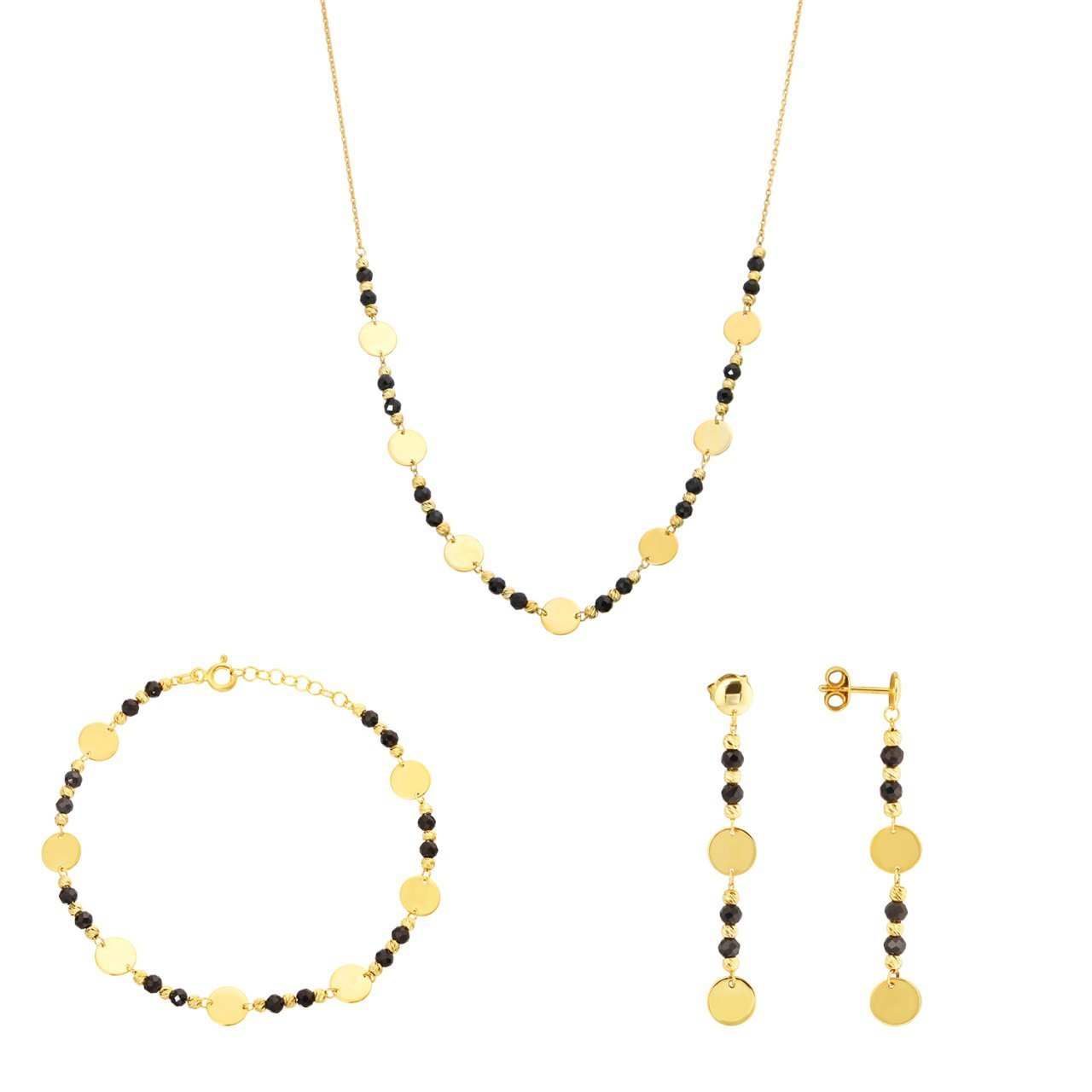 Pul Detaylı Gümüş Set