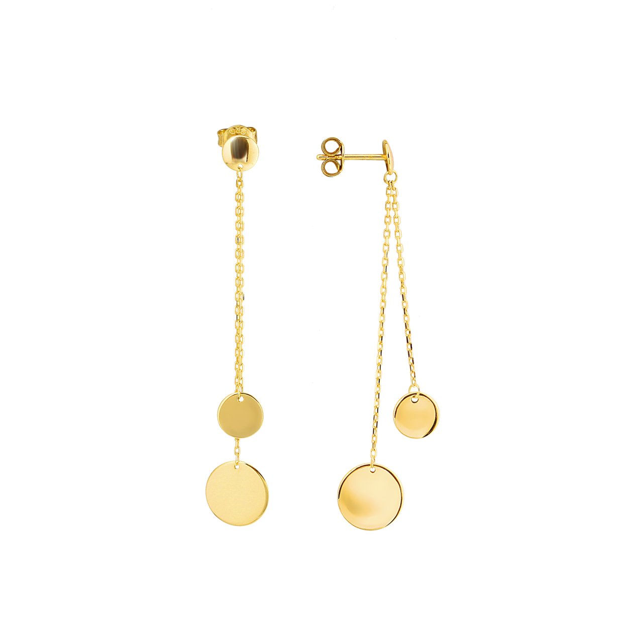 Pullu Gümüş Küpe