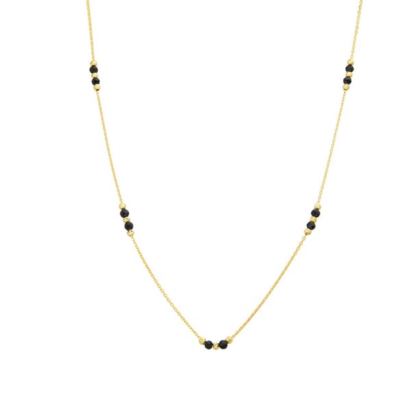 Oniks Taşlı Gümüş Set