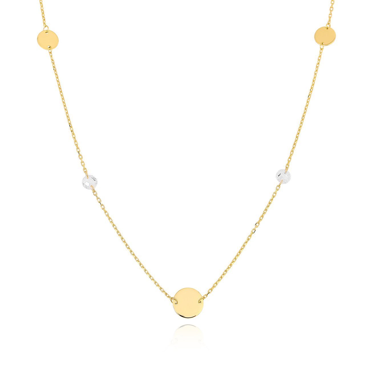 Plakalı Gümüş Kolye