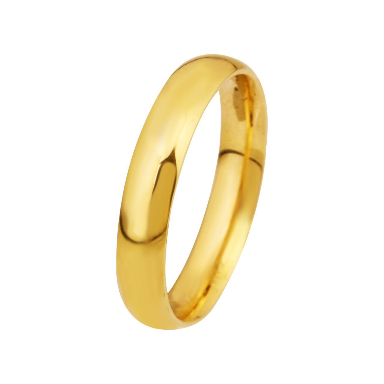 Klasik 4 mm. İçi Boş Bombeli Erkek Alyans