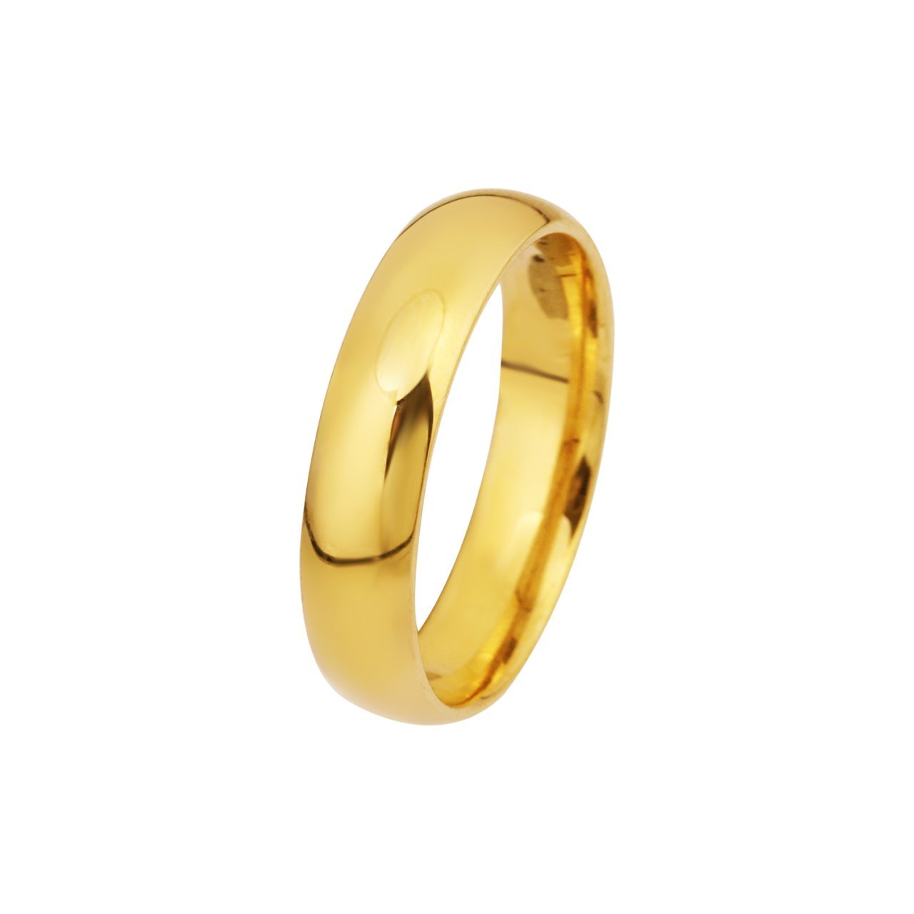 Klasik 5 mm. İçi Boş Bombeli Kadın Alyans